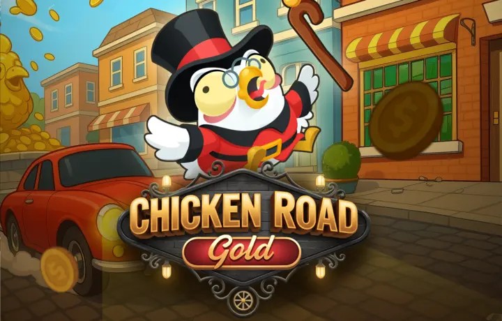 Chicken Road Gold game by InOut – logo hosted on Casea Casino