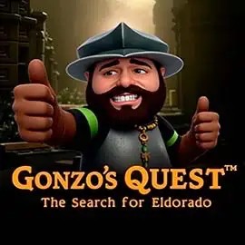 Gonzo's Quest logo – Slots by NetEnt at Casea Casino