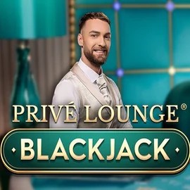 Privé Lounge Blackjack online game logo by Pragmatic Play on casea-casino.eu