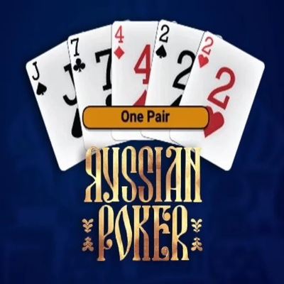Russian Poker slot visual from OneTouch Games available on casea-casino.eu