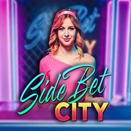 Side Bet City slot logo by Evolution at Casea Casino