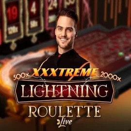 XXXtreme Lightning Roulette logo – Live Casino by Evolution at Casea Casino
